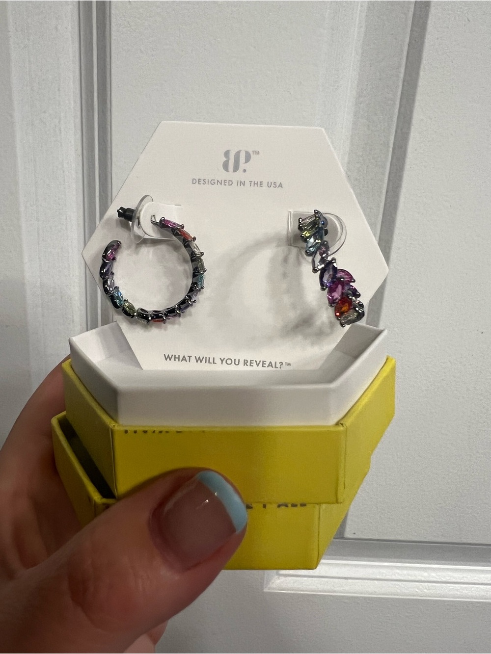 Bomb party rare unicorn multi color earring